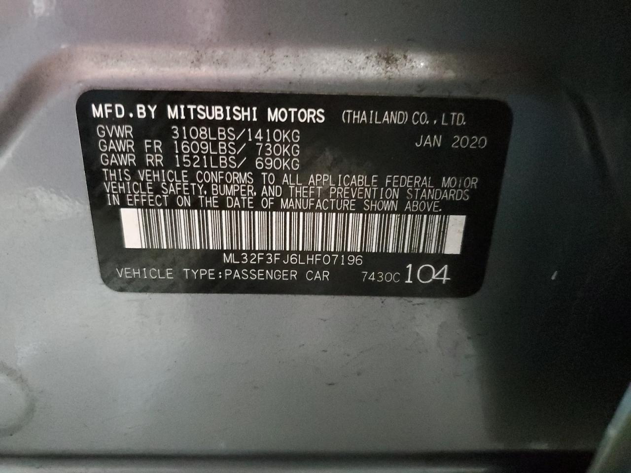2020 Mitsubishi Mirage - Image 12