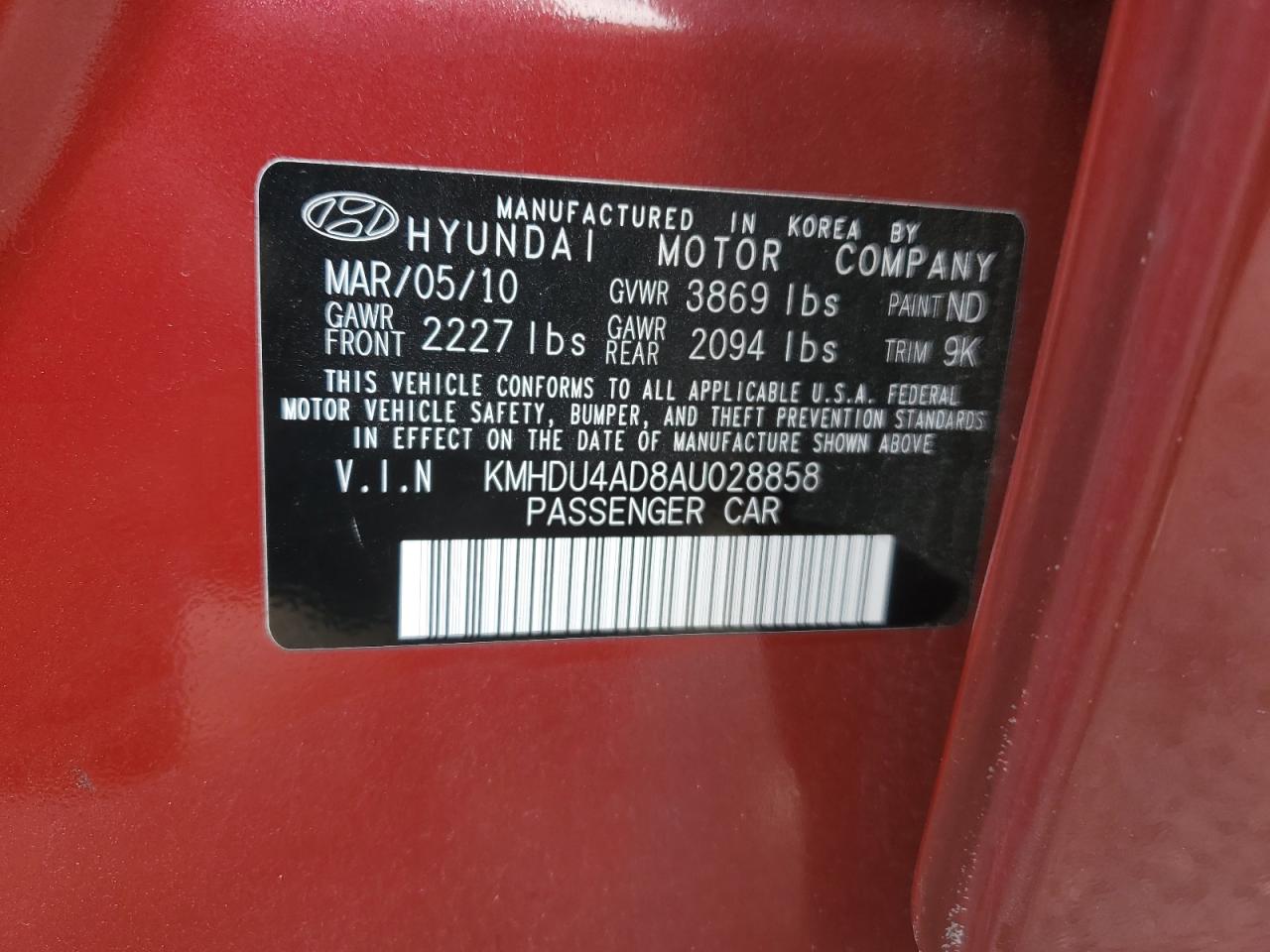 2010 Hyundai Elantra - Image 12