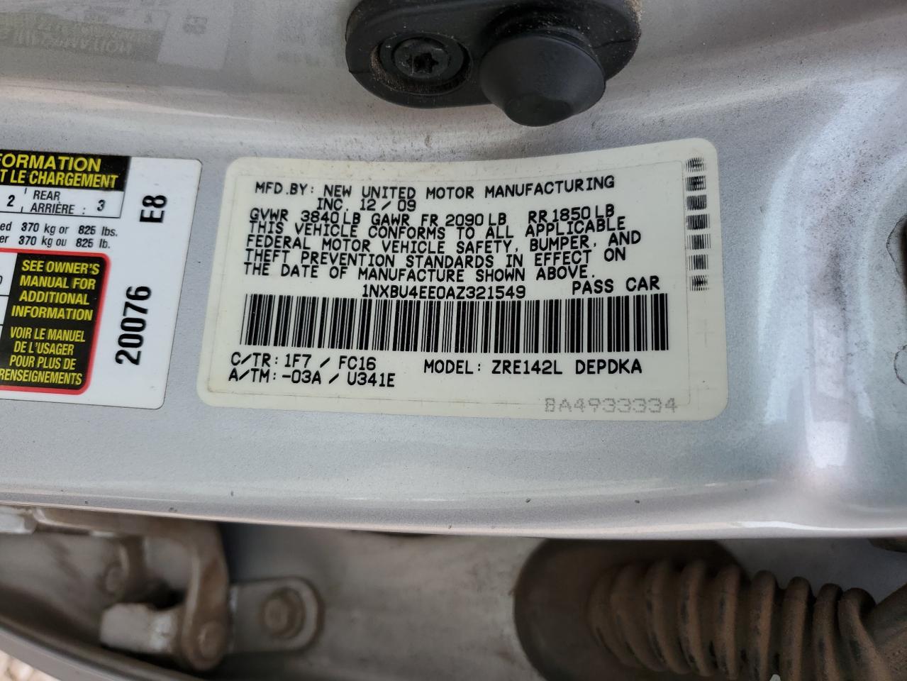 2010 Toyota Corolla - Image 13