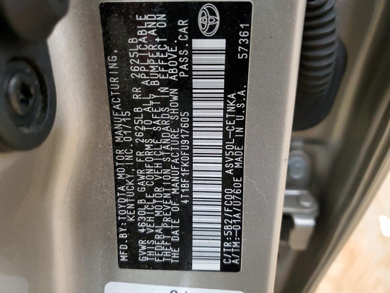 2015 Toyota Camry - Image 12