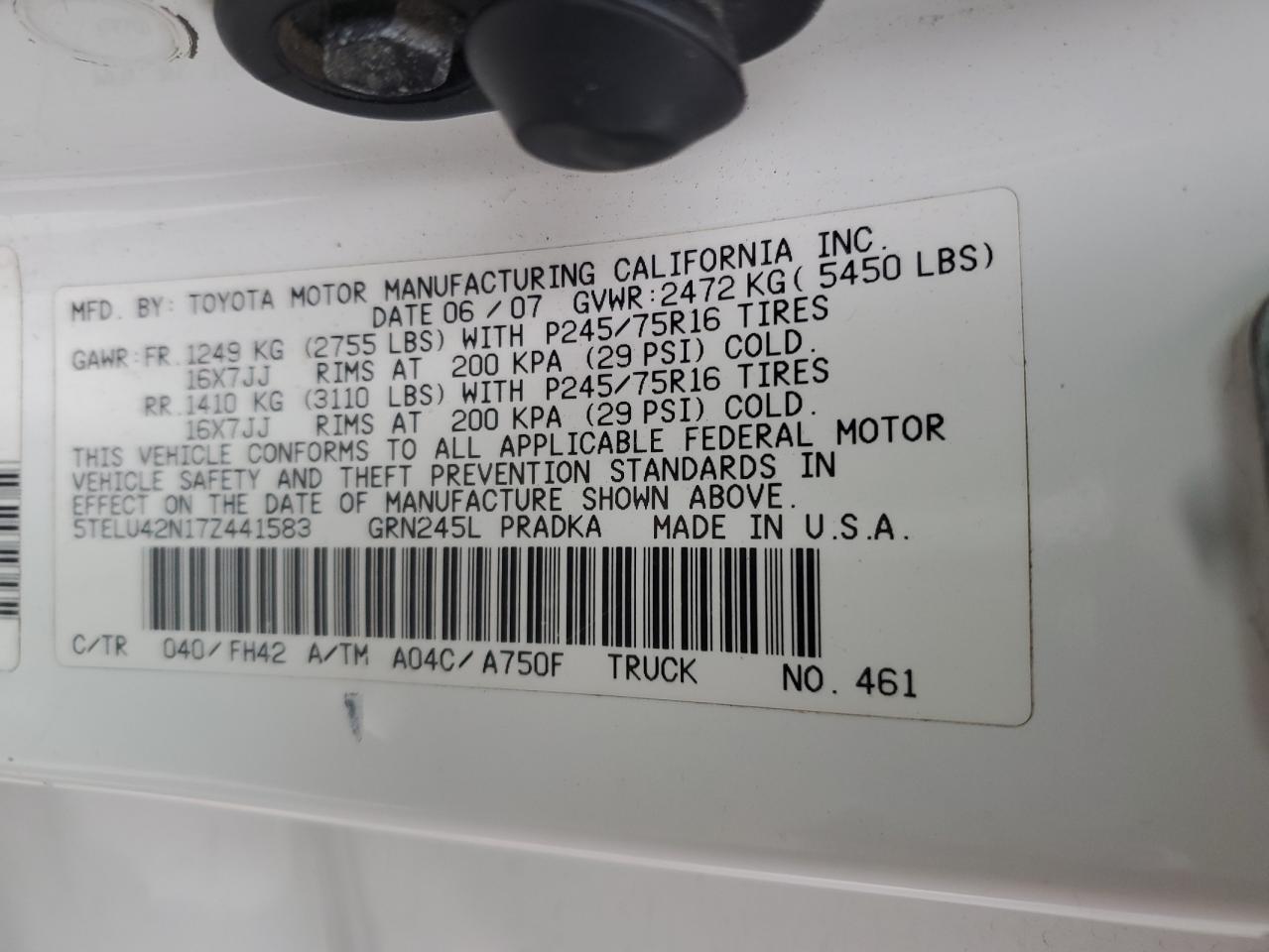 2007 Toyota Tacoma - Image 15