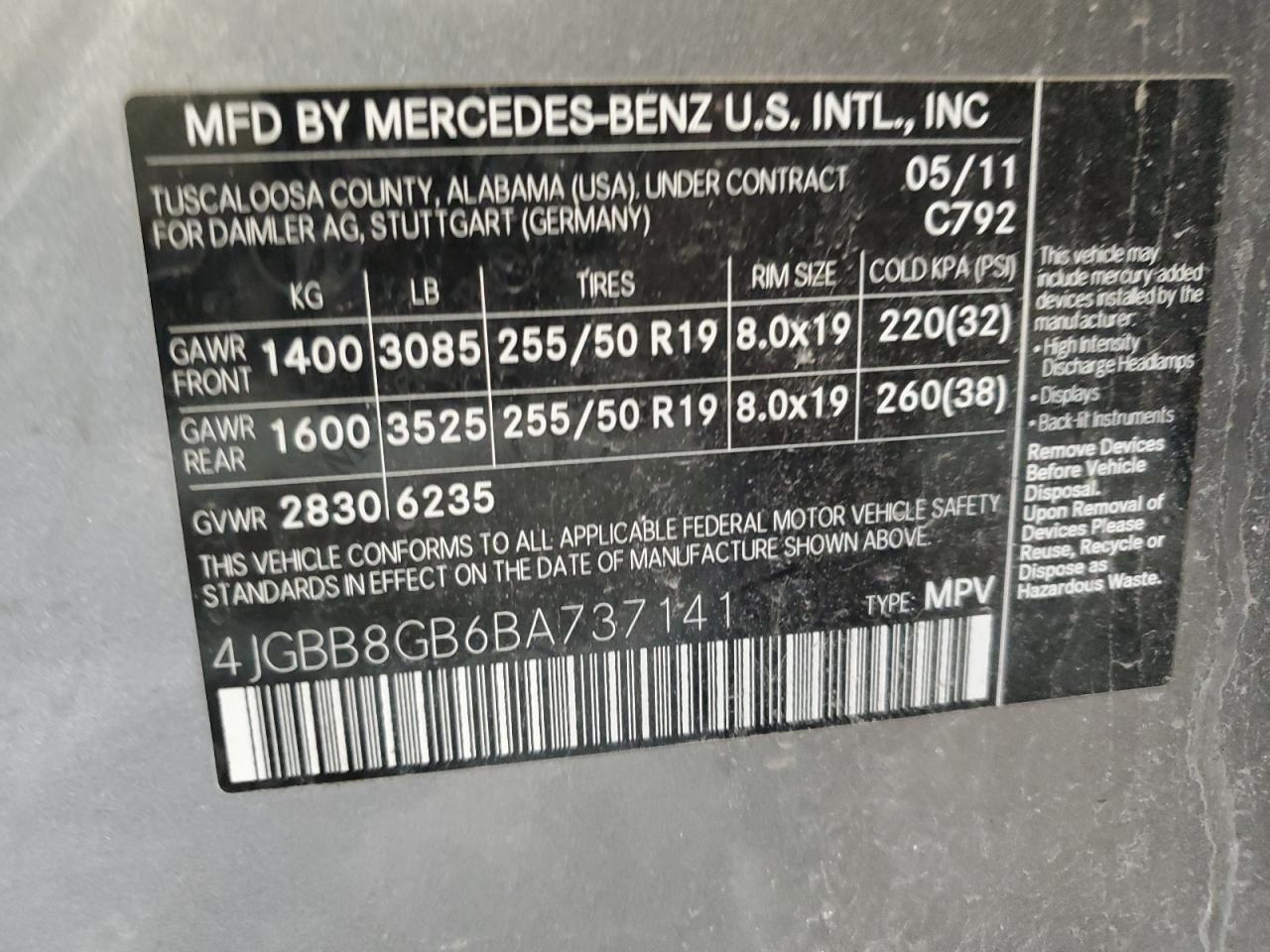 2011 Mercedes-Benz M-klasse - Image 13
