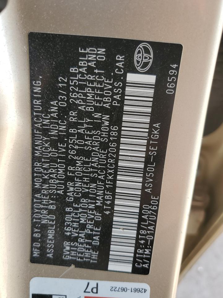 2012 Toyota Camry - Image 13