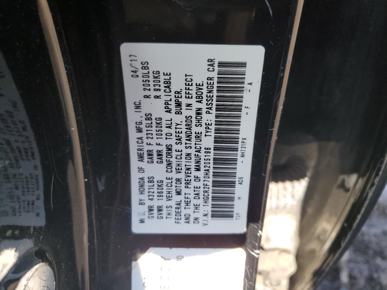 2017 Honda Accord - Image 15