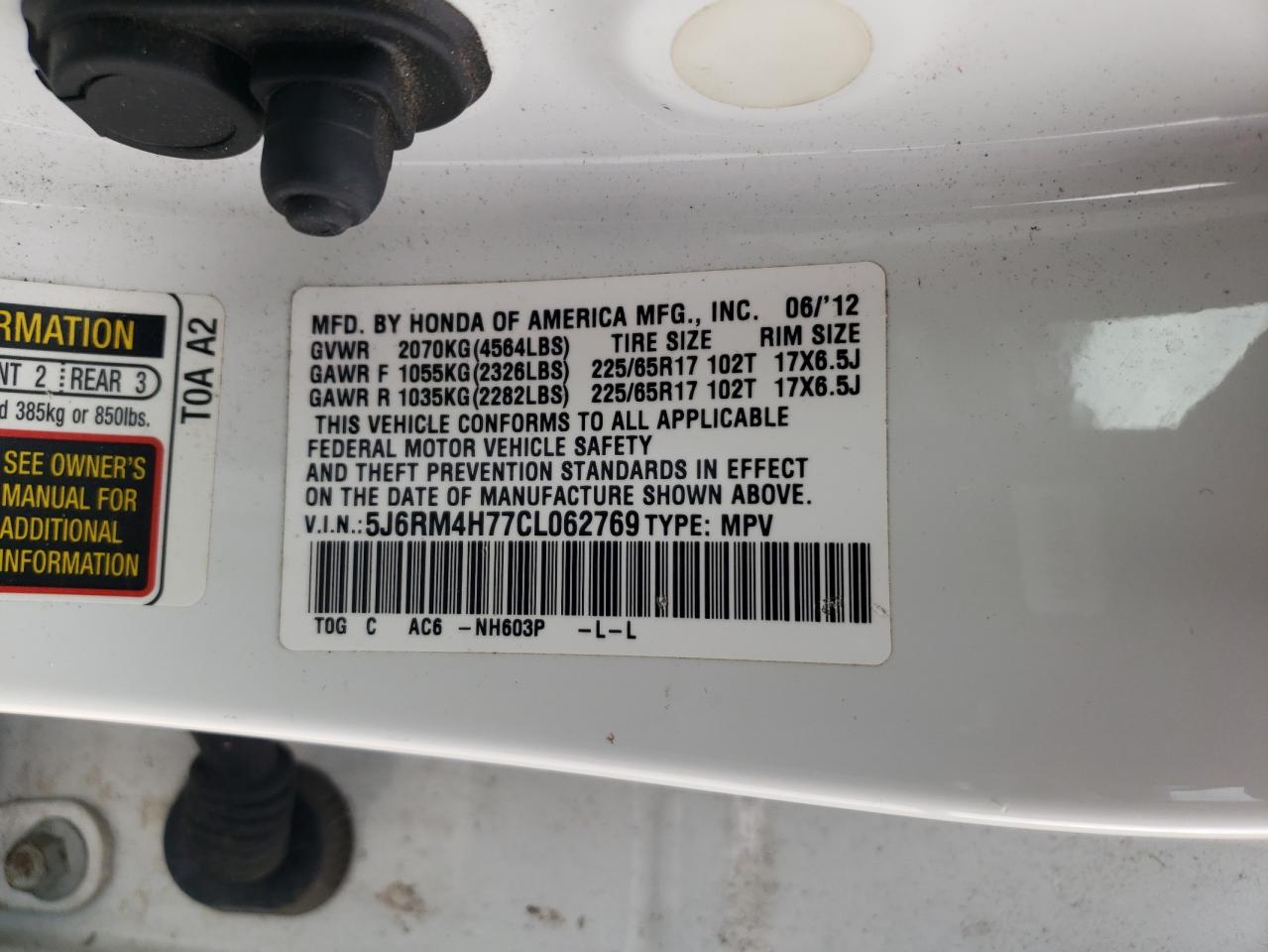 2012 Honda CR-V - Image 13