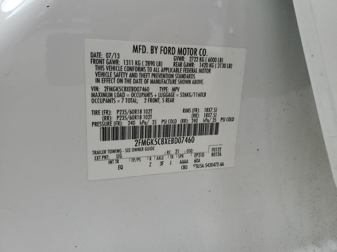 2014 Ford Flex - Image 15