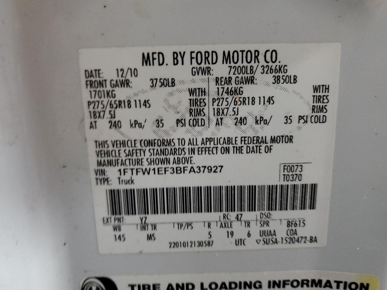 2011 Ford F-150 - Image 12