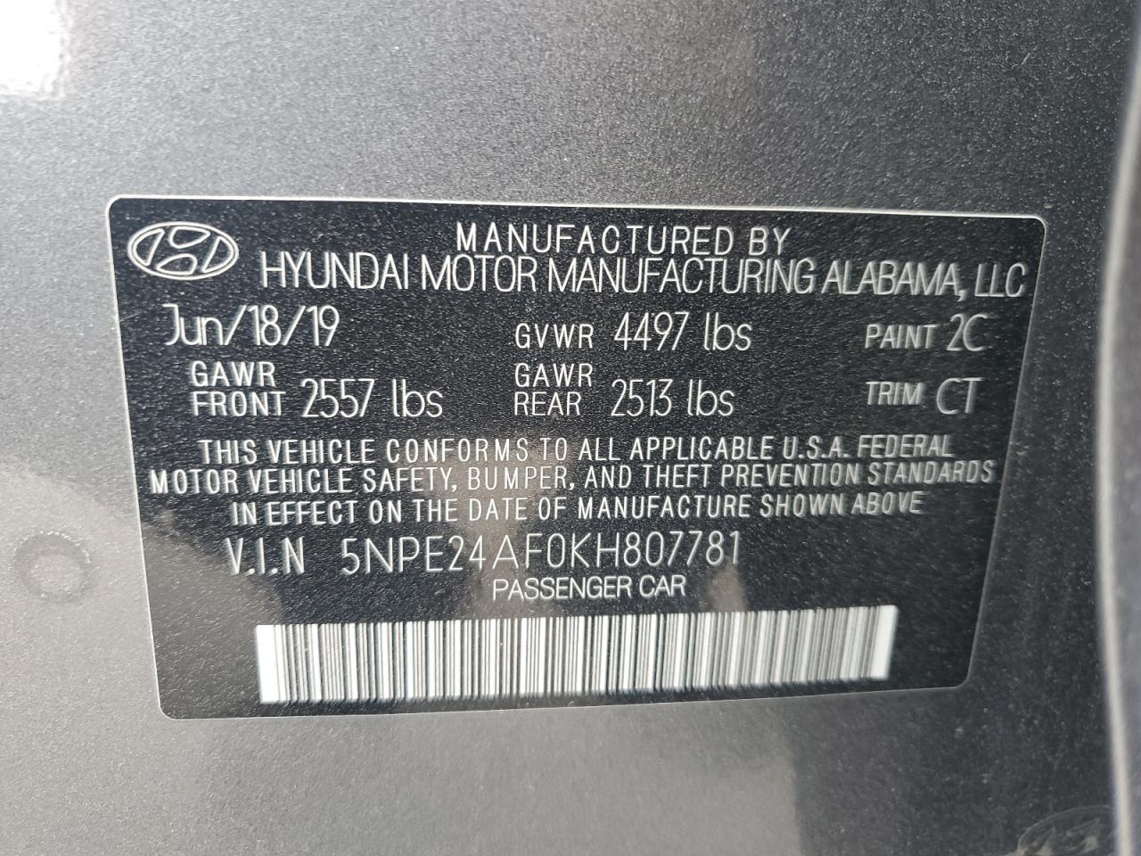 2019 Hyundai Sonata - Image 14