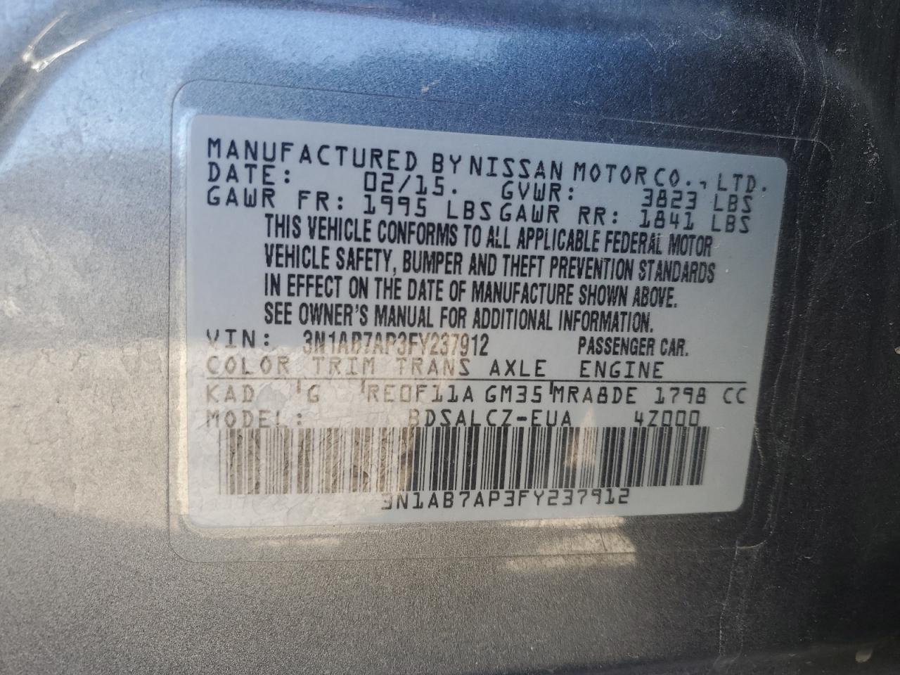 2015 Nissan Sentra - Image 13