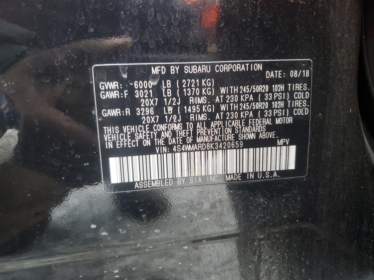 2019 Subaru Ascent - Image 13