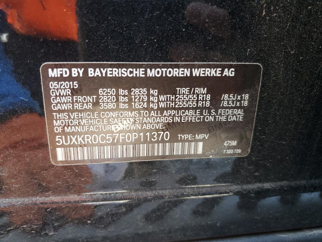 2015 BMW X5 - Image 13