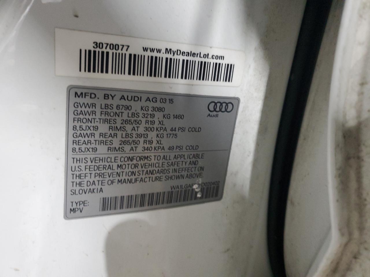 2015 Audi Q7 - Image 13