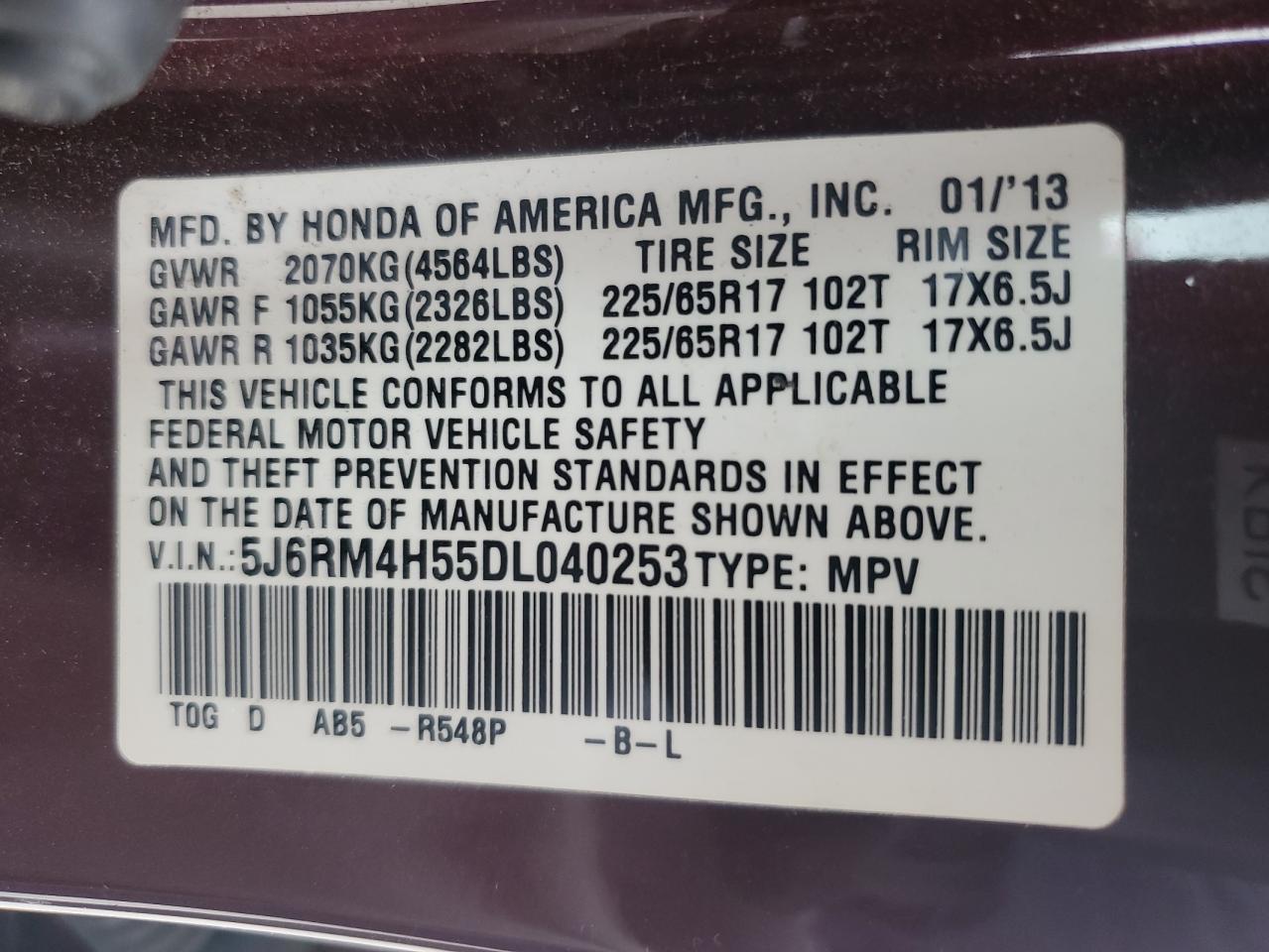 2013 Honda CR-V - Image 14