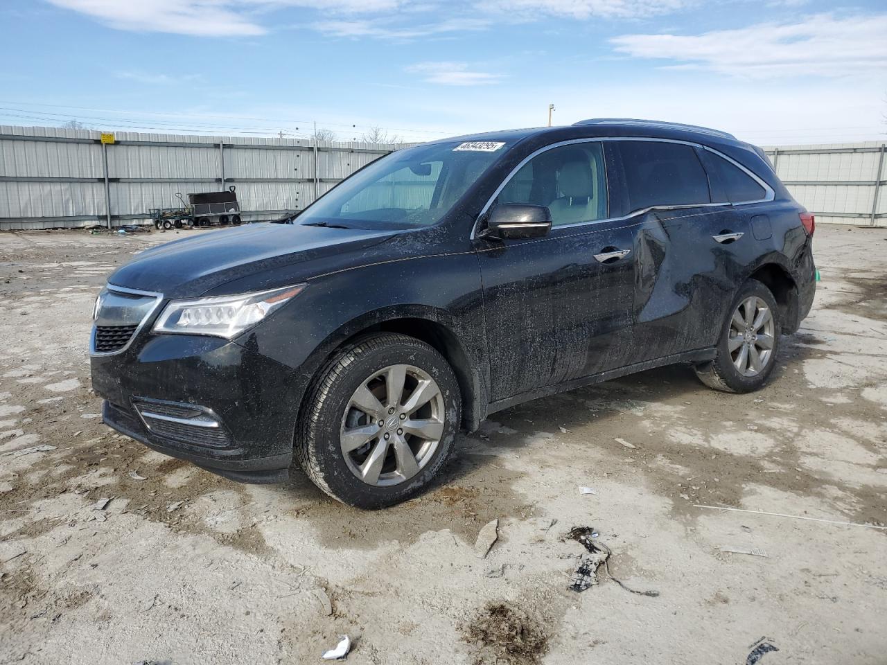2016 Acura Mdx Advance للبيع في Walton، KY - Side