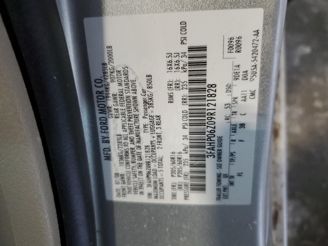 2009 Ford Fusion - Image 12