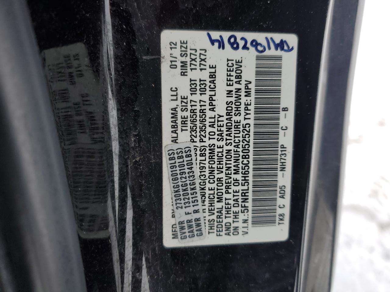2012 Honda Odyssey - Image 14