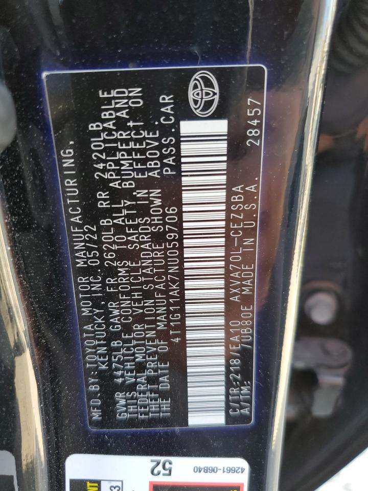 2022 Toyota Camry - Image 12