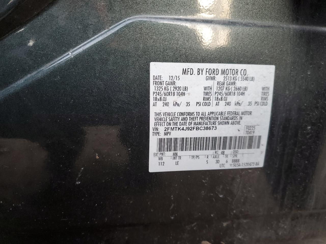2015 Ford Edge - Image 15