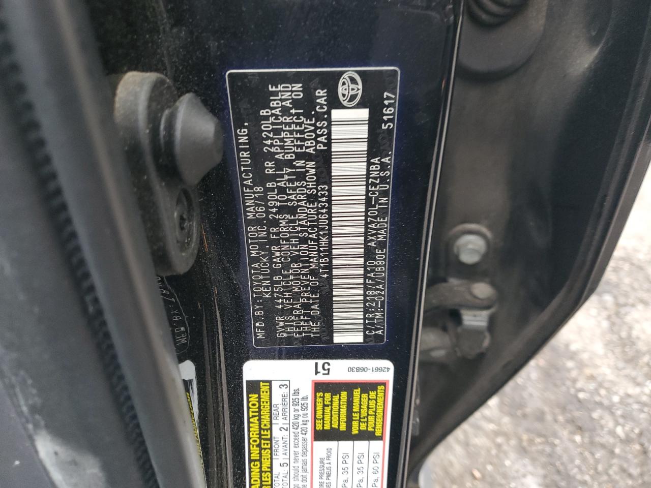 2018 Toyota Camry - Image 12
