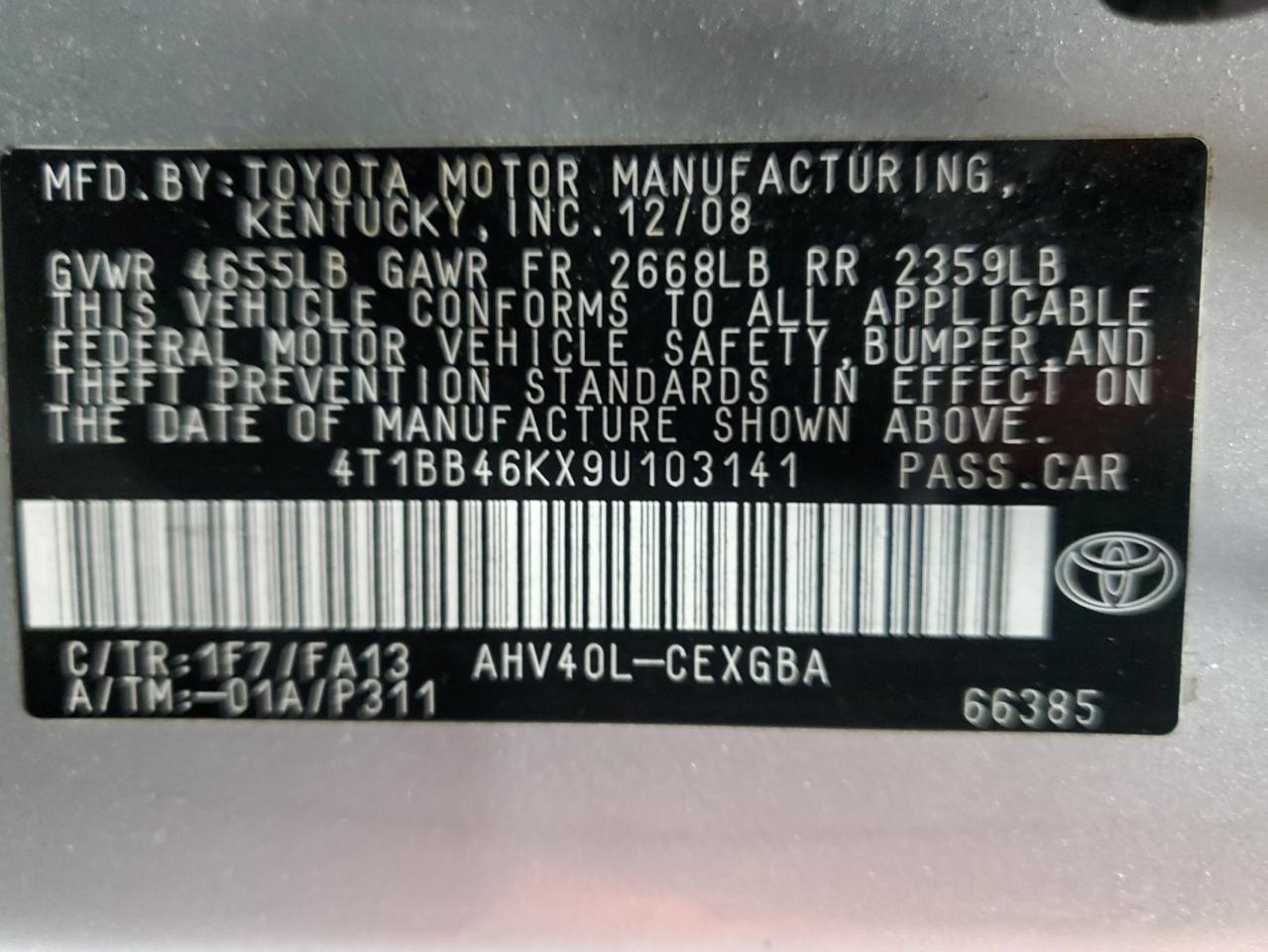 2009 Toyota Camry - Image 12