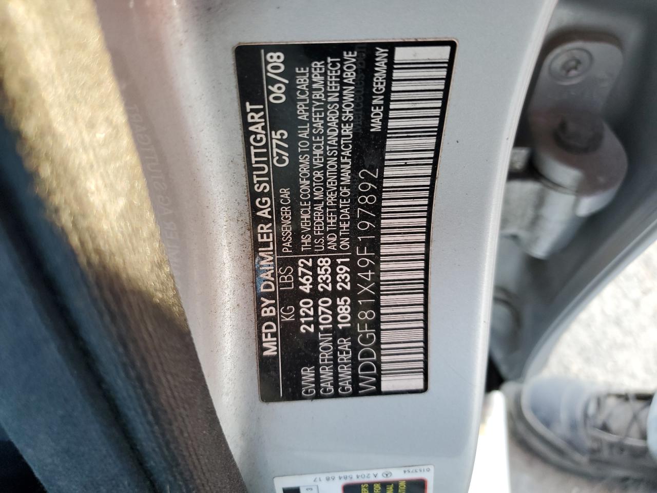 2009 Mercedes-Benz C-klasse - Image 12