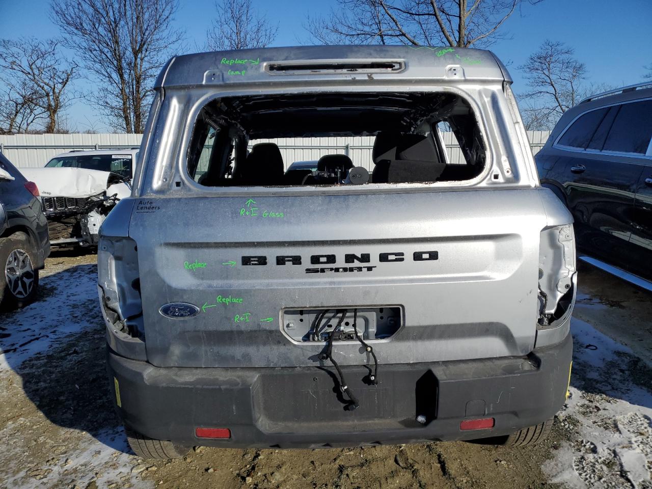 2021 Ford Bronco Sport VIN: 3FMCR9A62MRA14347 Lot: 45486485