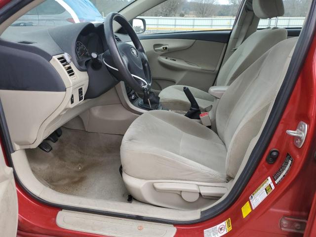  TOYOTA COROLLA 2013 Czerwony