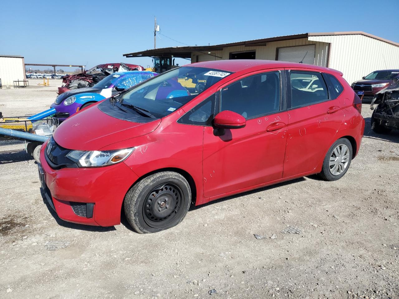 2016 Honda Fit Lx للبيع في Temple، TX - Undercarriage
