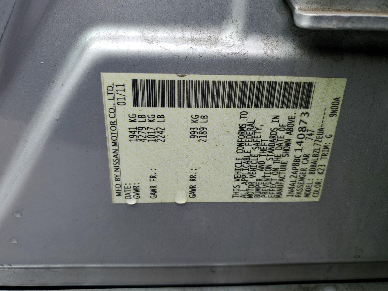 2011 Nissan Altima - Image 12