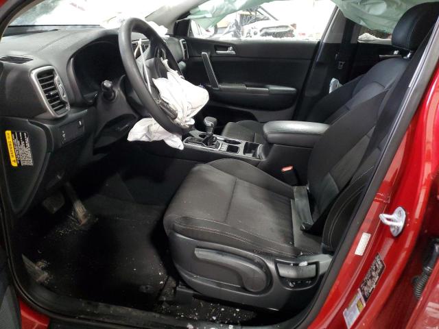  KIA SPORTAGE 2019 Czerwony
