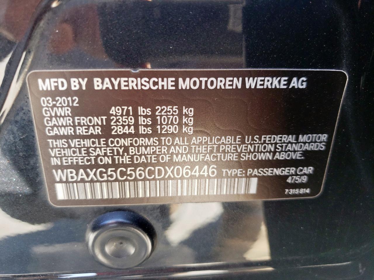 2012 BMW 5er - Image 12