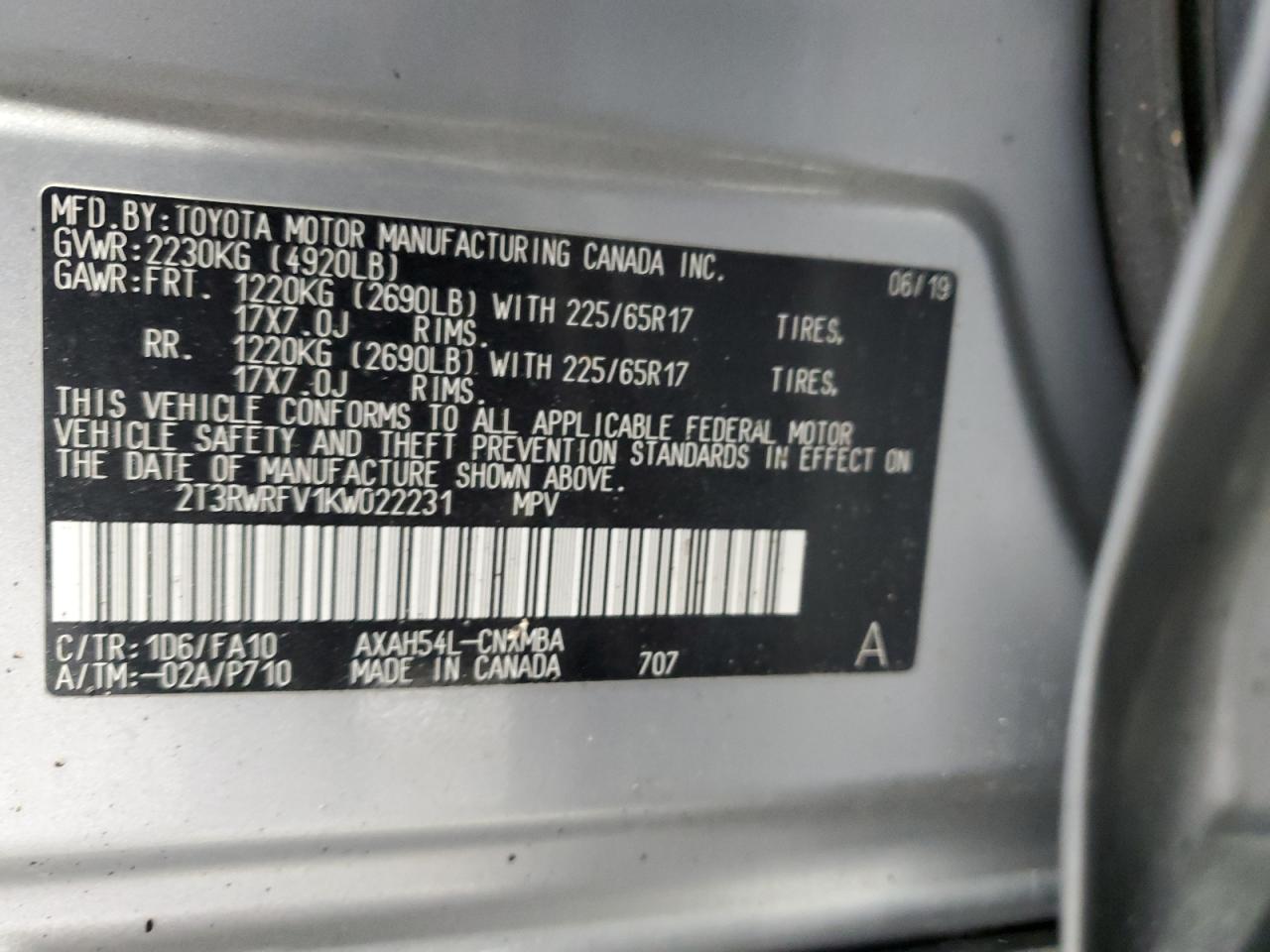 2019 Toyota RAV 4 - Image 13