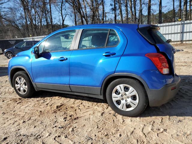  CHEVROLET TRAX 2015 Blue