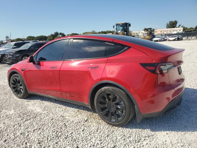  TESLA MODEL Y 2021 Красный