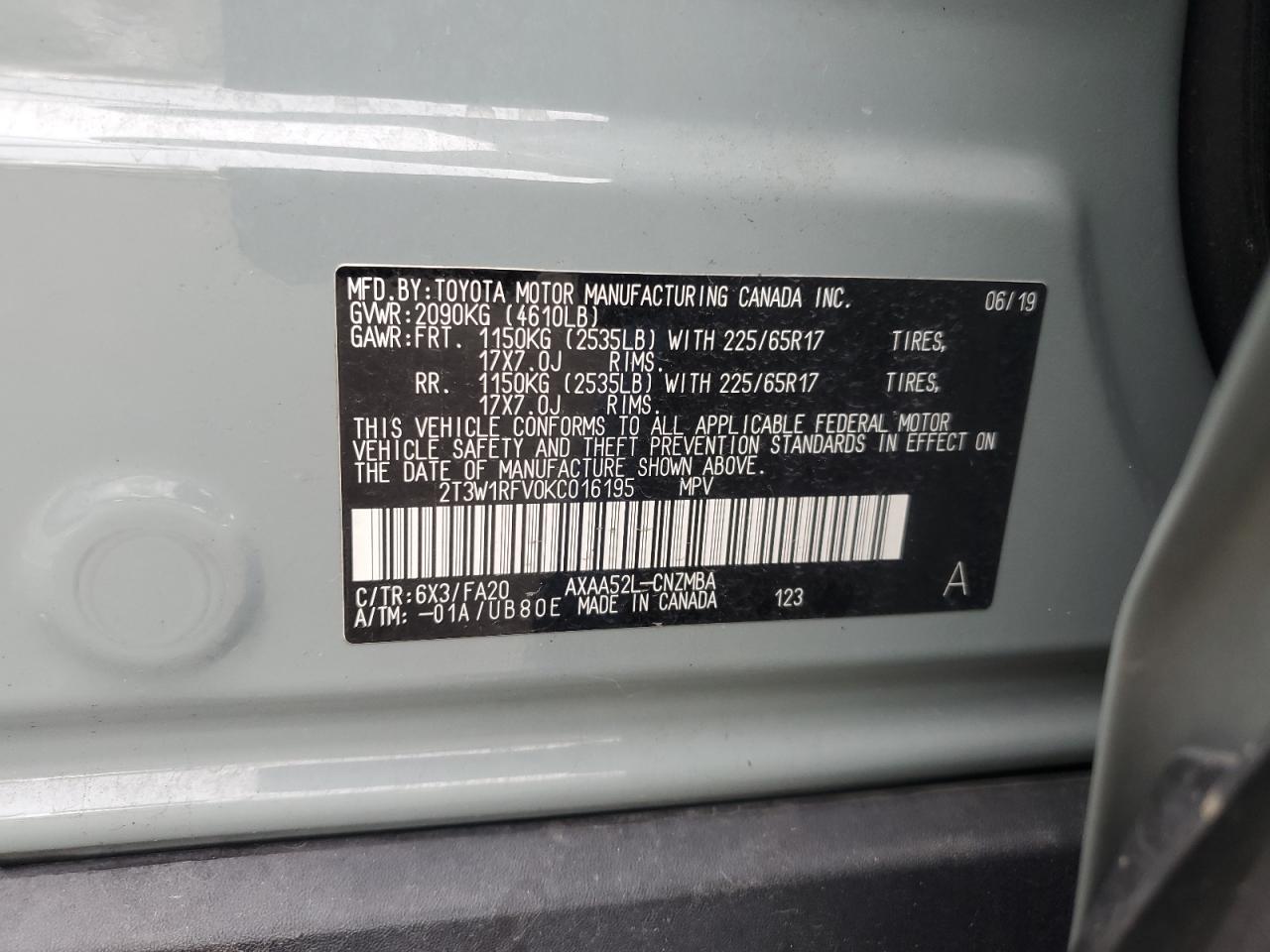 2019 Toyota RAV 4 - Image 13