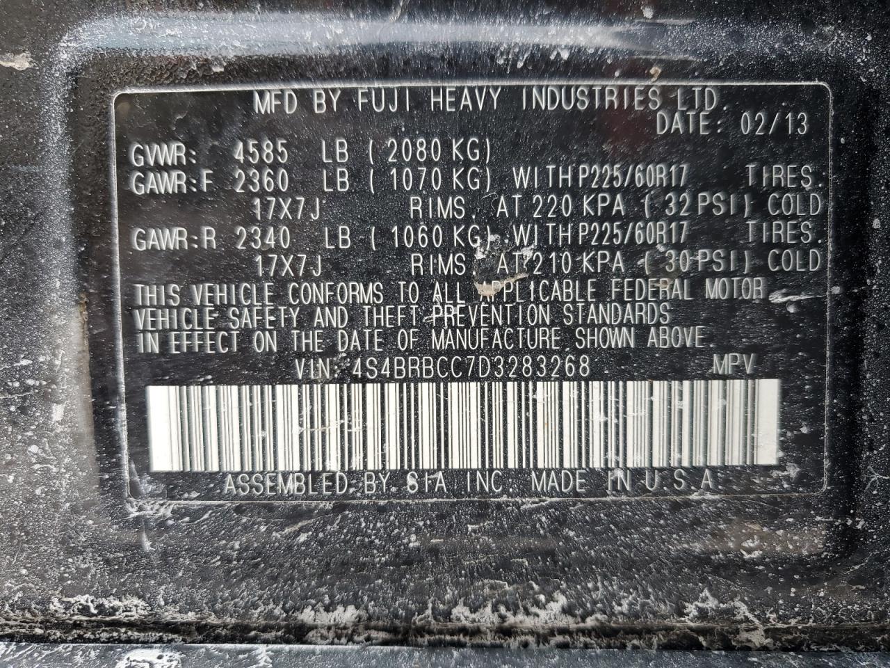 2013 Subaru Outback - Image 14