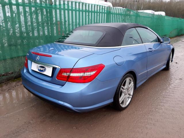 2012 MERCEDES BENZ E 250 BLUE