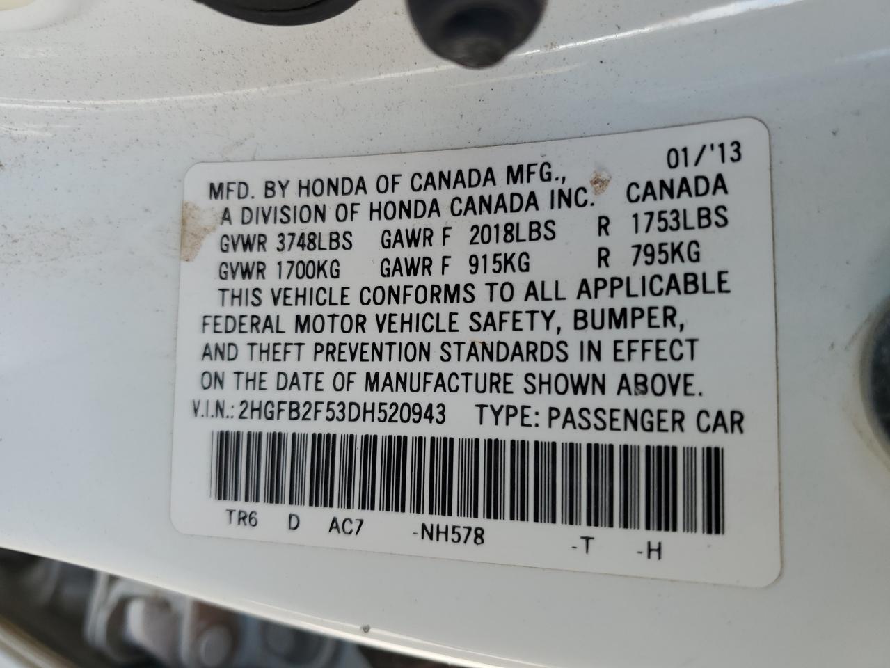 2013 Honda Civic - Image 12