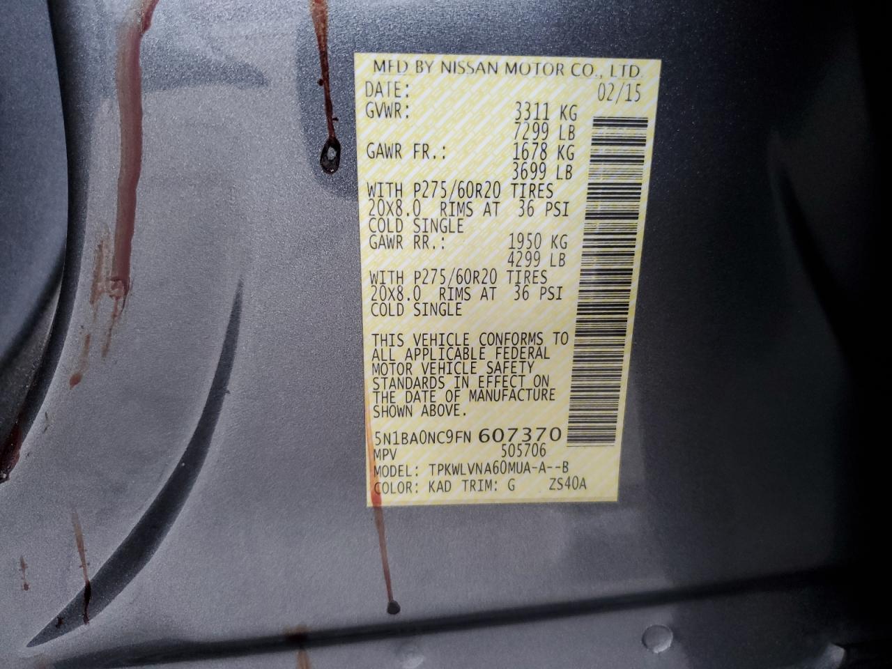 2015 Nissan Armada - Image 14