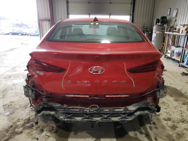  HYUNDAI ELANTRA 2020 Red
