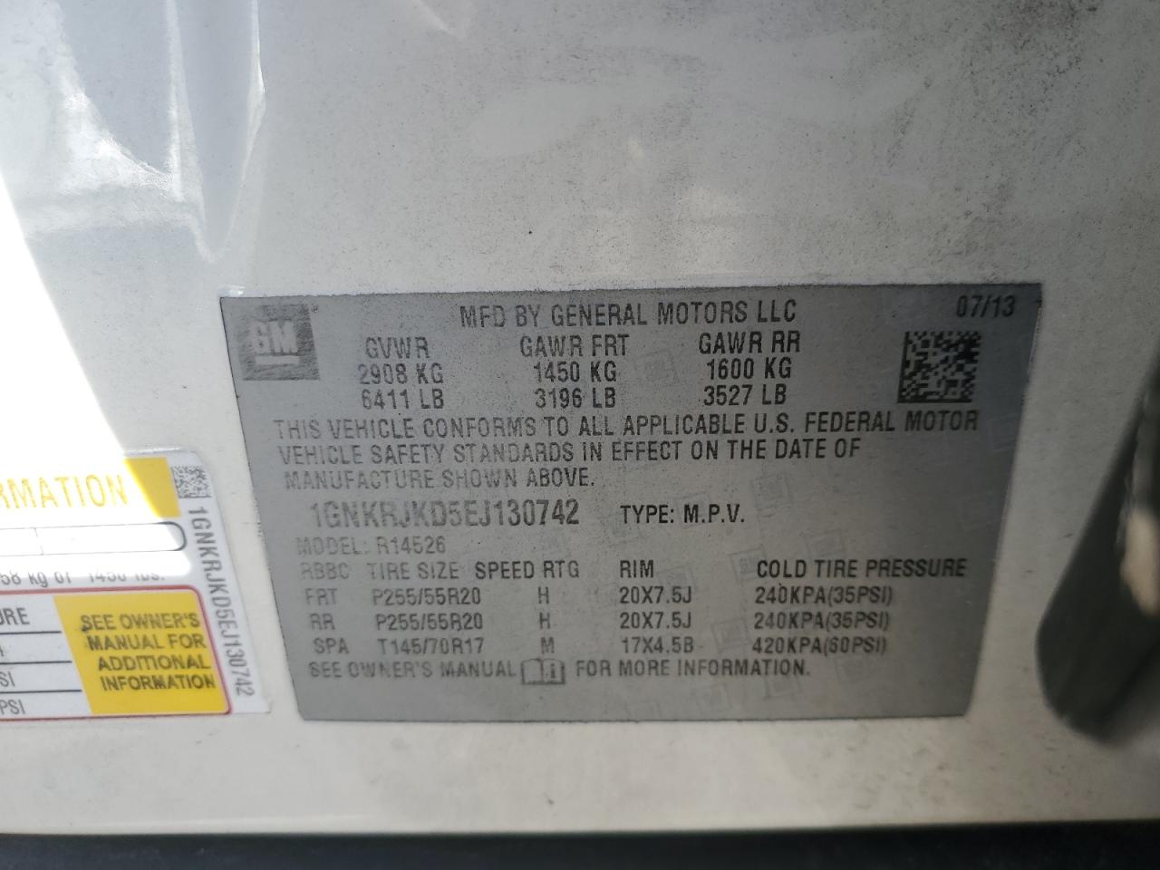 2014 Chevrolet Traverse - Image 12