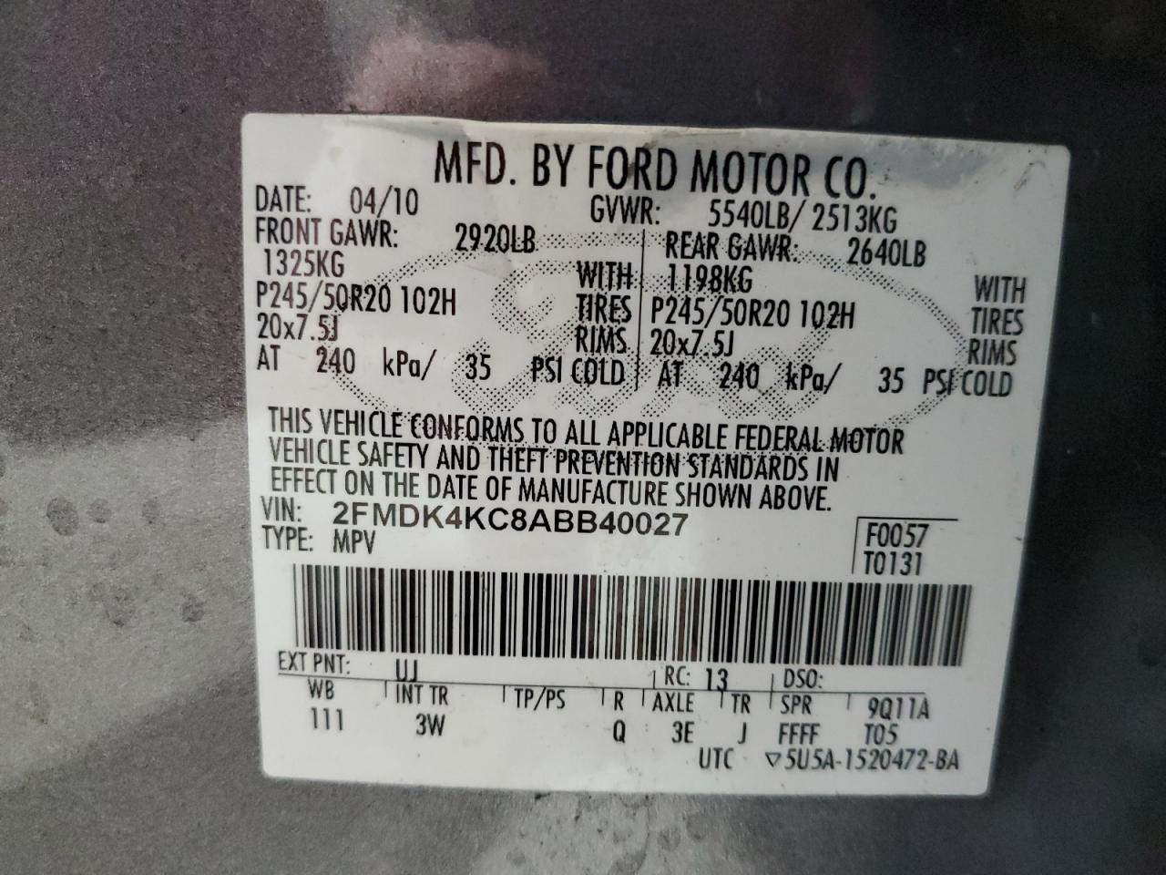2010 Ford Edge - Image 13