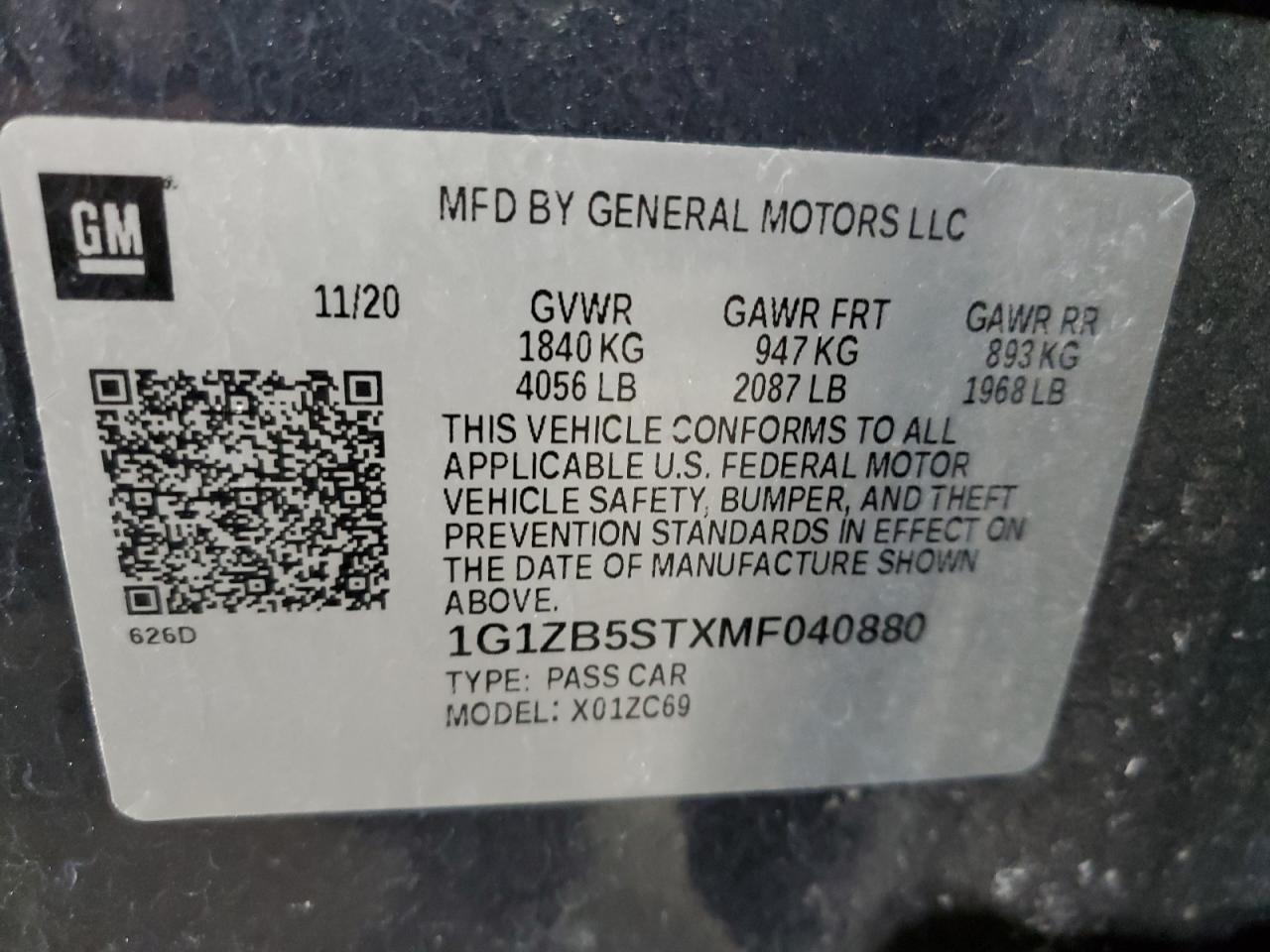 2021 Chevrolet Malibu - Image 12