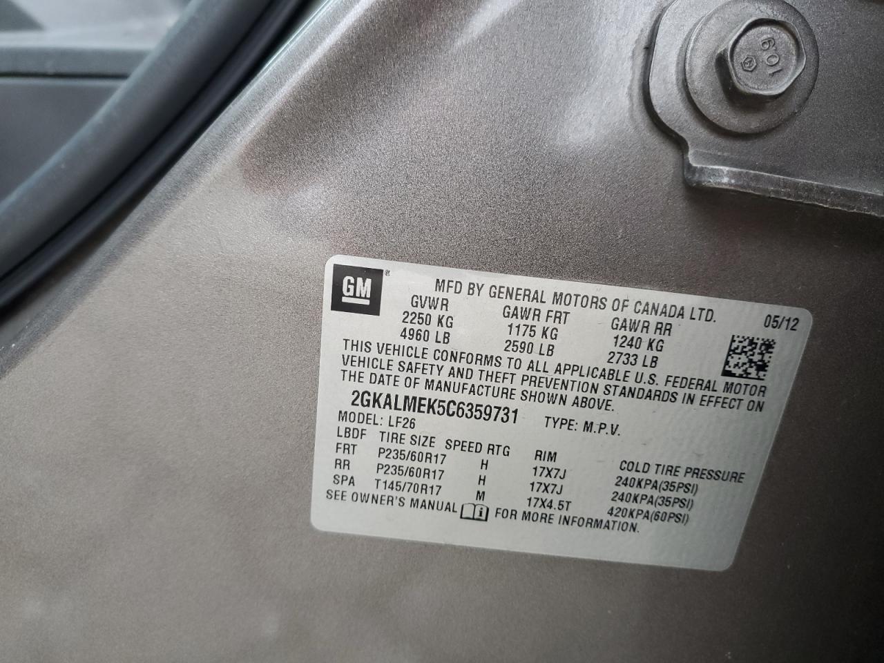 2012 GMC Terrain - Image 15
