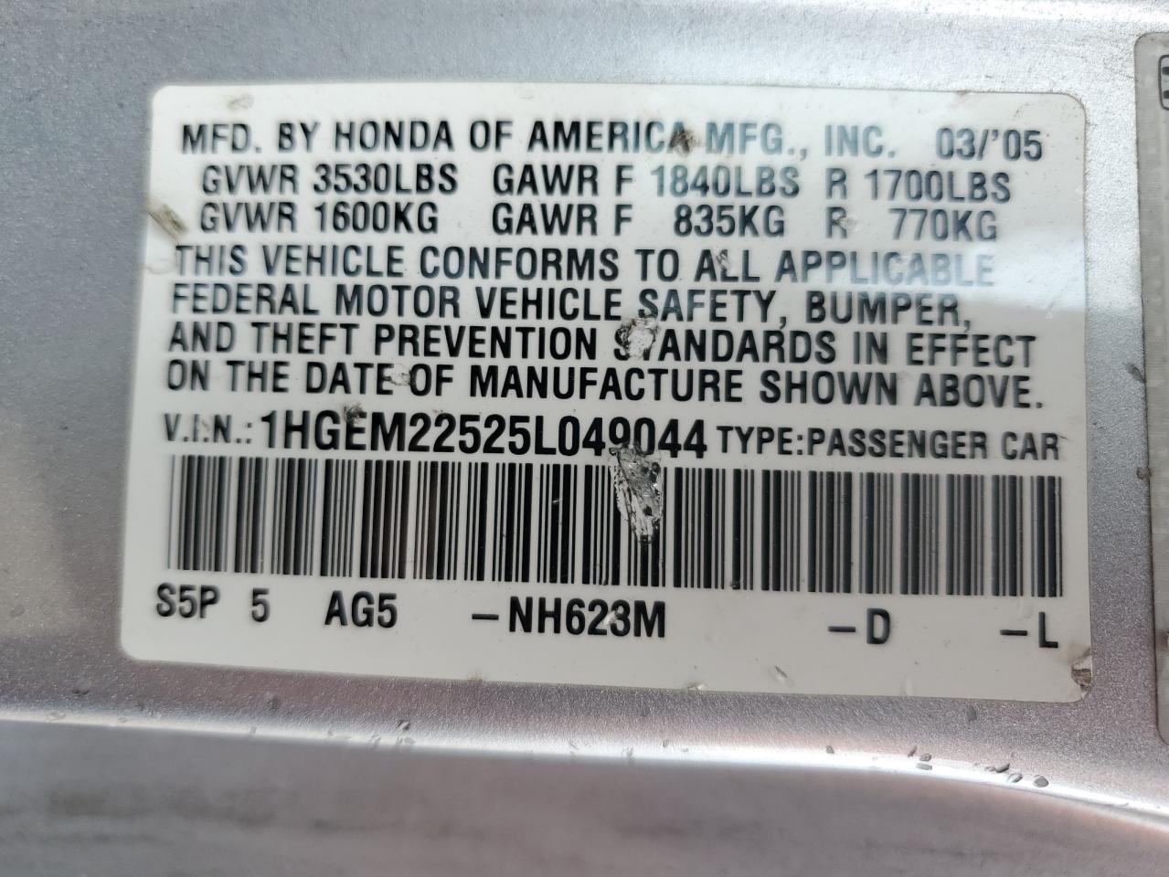 2005 Honda Civic - Image 13