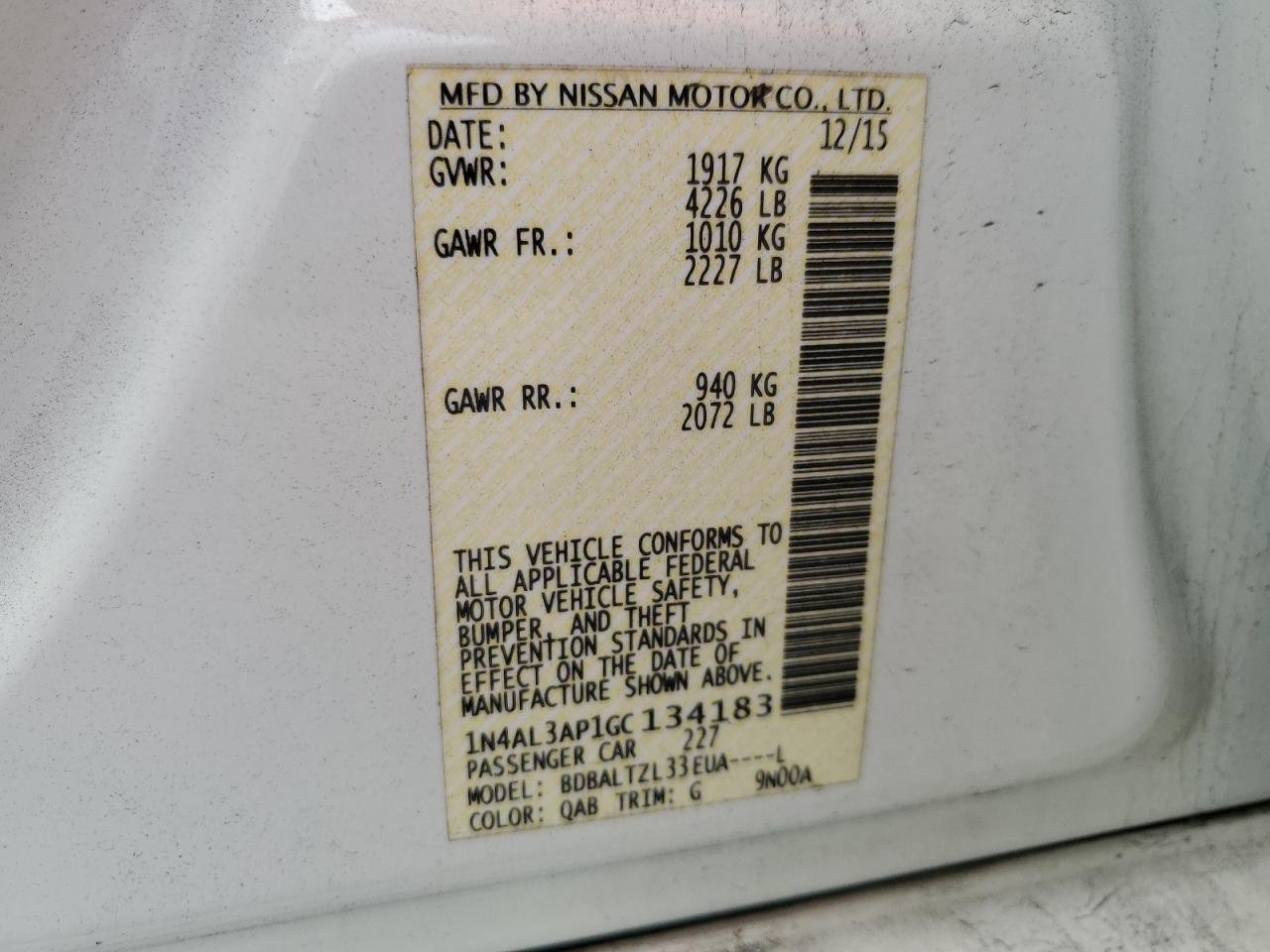2016 Nissan Altima - Image 12