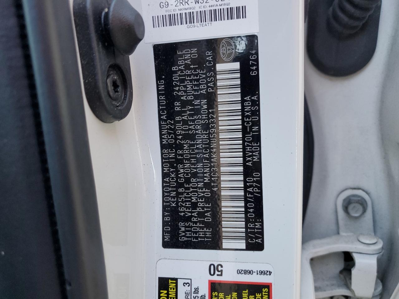 2022 Toyota Camry - Image 13