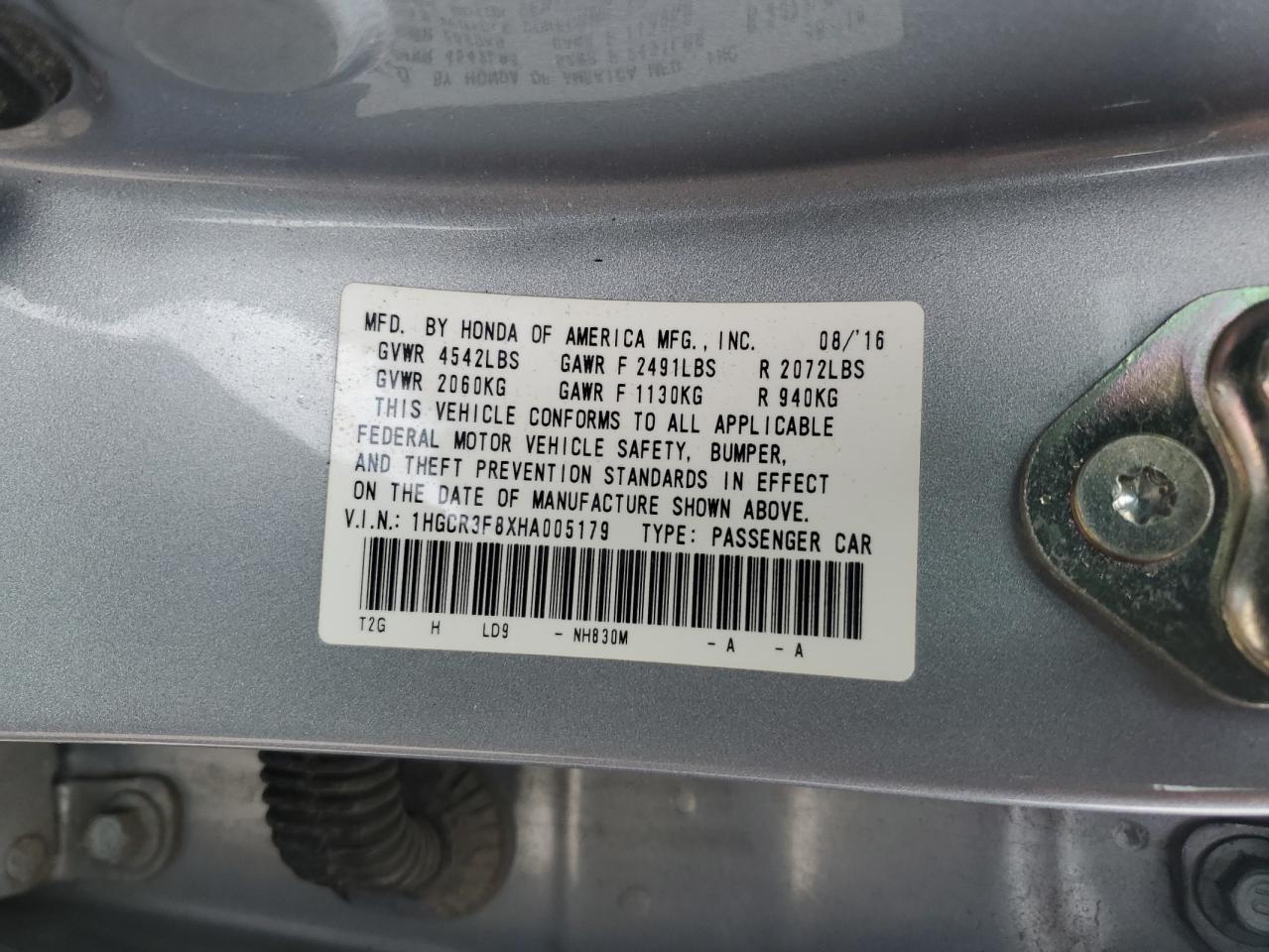 2017 Honda Accord - Image 12