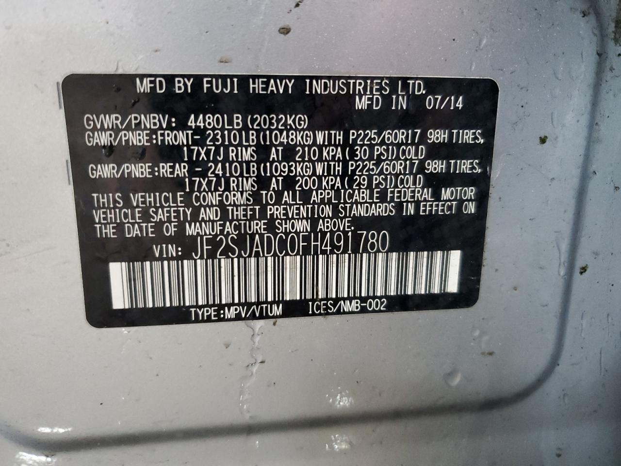 2015 Subaru Forester - Image 14