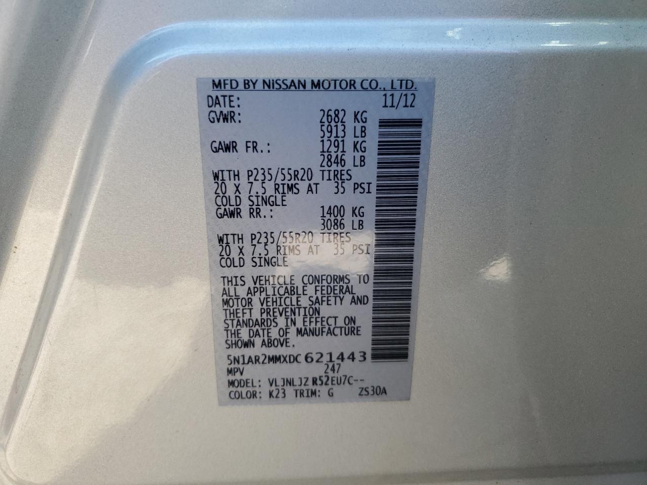 2013 Nissan Pathfinder - Image 13